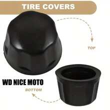 WD NICE MOTO WD NCIE MOTO 4PCS 2PCS 1Pc Rubber Dust Nuts Covers Dust Protection 40mm For 110cc 125cc 250cc 300cc 400cc ATV Go Kart Quad Bike 4 Wheel Motorcycle Accessories - A - View 6