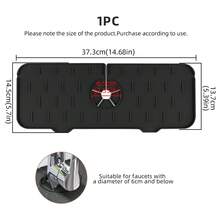 Silicone Sink Mat Designed For Sinks, With Surface Drainage Grooves And Dual Drainage Holes To Quickly Guide Water Flow And Prevent Pooling. Effectively Protects Countertops And Prevents Water Stains. Available In Fresh Multiple Colors, Foldable And Easy To Store, A Practical Helper To Enhance Kitchen Efficiency And Aesthetics.