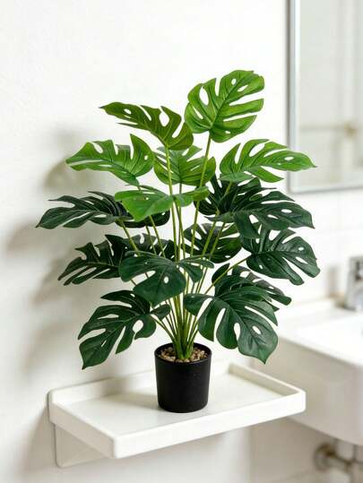 1ชิ้น ต้นไผ่เทียมลายกระดองเต่า ขนาด 27.95 นิ้ว, ใบปาล์มจำลอง, ใบกระดองเต่าเทียม, ใช้สำหรับตกแต่งต้นไม้สีเขียว, ต้นกล้วยเขตร้อน, ต้นไม้สีเขียวจำลอง, เหมาะสำหรับตกแต่งฤดูใบไม้ผลิ, ตกแต่งบ้าน สวน ห้องครัว, ตกแต่งงานแต่งงานในสำนักงาน, ตกแต่งในร่มและกลางแจ้ง, ตกแต่งปีใหม่, ตกแต่งพระราม, ของขวัญวันวาเลนไทน์ (ไม่รวมกระถางดอกไม้)