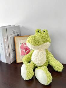 40 cm/15,75 Zoll grüne Krokodil Plüschspielzeug, super weicher Alligator Kuscheltier, Krokodil Liebhaber, Plüschspielzeug Liebhaber, Tierliebhaber, süßer, kuschelig Plüsch Kissen Puppe, gemütliche Sofa Schlafzimmer Wohnzimmer Dekoration, Geburtstagsgeschenke, Geschenke für Mädchen Jungen, Ostergeschenke, Valentinstag Geschenke, Thanksgiving Geschenke - Grün - Übersicht 6