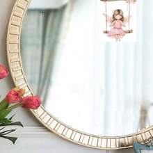 Watercolor Magic Fairy Butterfly Garden Forest Wall Stickers Decals Bedroom Playroom Living Room Home Wall Decor - Multicolor - View 7