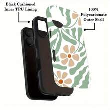 Una funda dos en uno de diseño elegante que ofrece durabilidad y resistencia a los golpes, adecuada para las series  16, 15, 14, 13, 12, 11, Plus, Pro y Max.Elección ideal como regalo de cumpleaños para amigos. - Colores mixtos - Ver 5