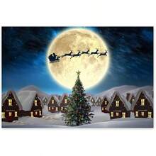 Xmas Wall Art Poster Santa Flying on Sledge Decor Prints  x cuadros decorativos para sala,poster,con marco,posters,cuadros para la pared ,marcos para cuadros,cuadro,virgen de guadalupe,salascuadros decorativos para sala,poster,con marco,posters,cuadros para la pared ,marcos para cuadros,cuadro,virgen de guadalupe,salas - transparente - Ver 1