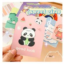 20本/包 便携式笔记本，可爱笔记本，日记本，方格纸，迷你卡通学生笔记本，方格笔记本，日记本，礼物，文具，学习用品，办公及学习用品，礼品（款式随机） - 彩色 - 查看 5