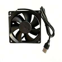 12cm USB Cooling Fan, 8cm PC Case Fan, Suitable For Router, Laptop, PC Case Cooling, Wearable Fan
