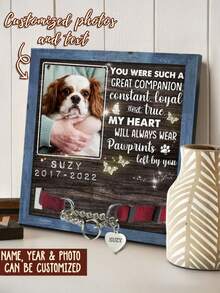 Custom Pet Memorial Gifts And Funeral Announcement Boards - Khaki - View 8