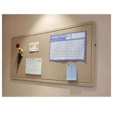1pc 15.75*31.5 Inch Rectangular Bulletin Board, Felt Board Multi-Purpose Memo Board, Minimalist Display Board - Multicolor - View 5