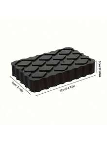 1/2pcs Car Jack Rubber Pad Lift Block Floor Pad, Car Parts Accessories Stabilizer Pad For Camping Car - Multicolor - View 11