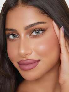 Pudaier 2pcs Waterproof Lip Liner Set, Natural Long-Lasting Makeup, Suitable For All Skin Tones, Available In Pink, Purple And Red Colors - 02+07 - View 2