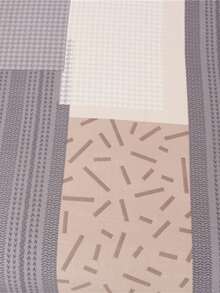 Purple Irregular Printed Sofa Bed Cover With Skirt Hem, Elastic All Inclusive Sofa Cover, Made Of Polyester Fiber, Suitable For All Seasons, Simple And Modern - Lilac Purple - View 9