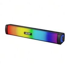 Acer Altavoz Bluetooth portátil OSK222: batería incorporada de alta capacidad para un uso duradero; admite múltiples fuentes de audio; adecuado para uso doméstico y exterior; negro. - Negro - Ver 5