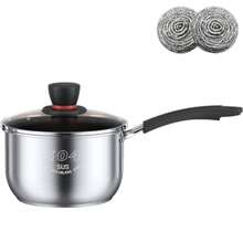 mhjCacerola de Acero Inoxidable 1.5 litros Olla para Leche para Tapa de Vidrio asa ergonómica negra compatible con todas las placas de cocina apta para lavavajillassleeping Bags - 219761210 - Ver 2