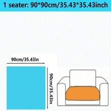 1pc All Season Chenille Jacquard Sofa Cushion Cover, Bohemian Style Pet Friendly Anti-Dirty Anti-Slip Sofa Throw, Spring/Autumn Cat Scratch Resistant Sofa Protector Fit For L-Shaped Combination Sofa And 1/2/3/4 Seater Sofa (Sold Individually) - Beige - View 14