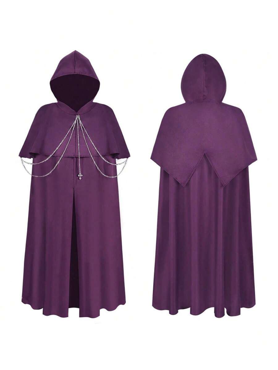 Men Cosplay Clothing - Purple - View 1