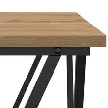vidaXL Tavolo basso Chêne artigianale 80 x 80 x 45 cm - Castano - Visualizzare 8