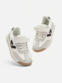 Balabala Sepatu Lari Anak, Sepatu Sneaker Ringan Unisex, Musim Semi/Gugur 2026 - nada hitam putih - View 4