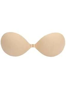 2pcs PLUS SIZE Invisible Bra, Sticky Push-Up Bra, Women's Bra Cover, Push-Up Invisible Bra Suitable For Women's Bras And Bra Accessories (Skin/Black). - Nhiều màu - Xem 18