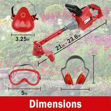 Juguete de Jardinería para Niños Cortacésped con Luces y Sonidos Incluye Accesorios de - Cortadorademalezas - Ver 2