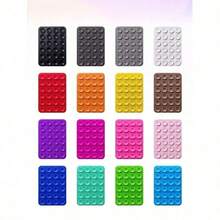1pc Silicone Suction Cup Phone Case Mount Double Sided,Silicone Octo Cup Buddy Sticky Grip Holder For Cellphone, Hands-Free Phone Accessories Strong Grip Holder For Selfie And Video(28grain) Compatible With IPhone, Android Phone, Gift For Birthday, Family, Friends Gifts Birthday Bathroom Phone Holder Phone Stand Sticky Stand - Multicolor - View 4