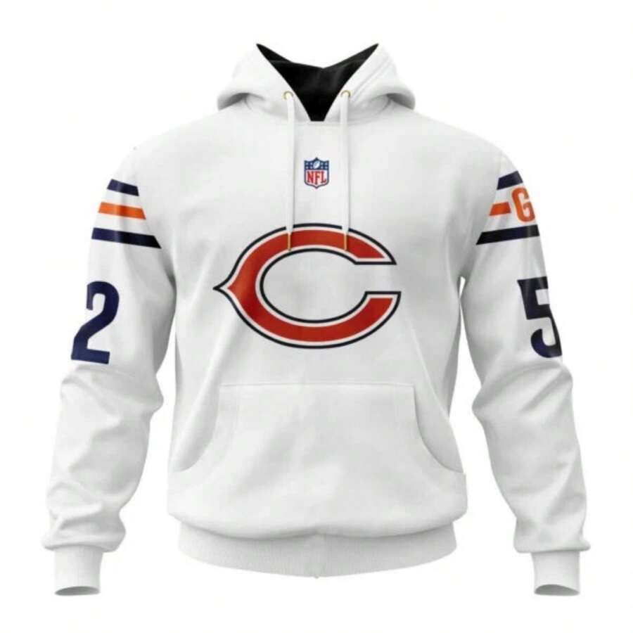 CHICAG-O BEAR-S Chicago Football Team Bearss Hoodie, Unisex Adults_1 - Nhiều màu - Xem 1