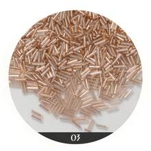 30gram Approx.900pcs Glass Bugle Beads,10 Colors Bugle Beads 1.8x6.8mm Glass Tube Beads Transparent Tube Seed Beads Bugle Spacer Beads For Earring Bracelet Necklace Jewelry DIY Craft Making - 1.8x6.8 Glass Tube Beads 30g-900pcs - View 4