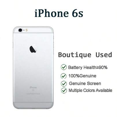 Apple 二手苹果 iPhone 6s，64GB 存储，成色良好，有深空灰、银色、金色、玫瑰金可选。适用于户外活动、紧急通讯和备用摄影。