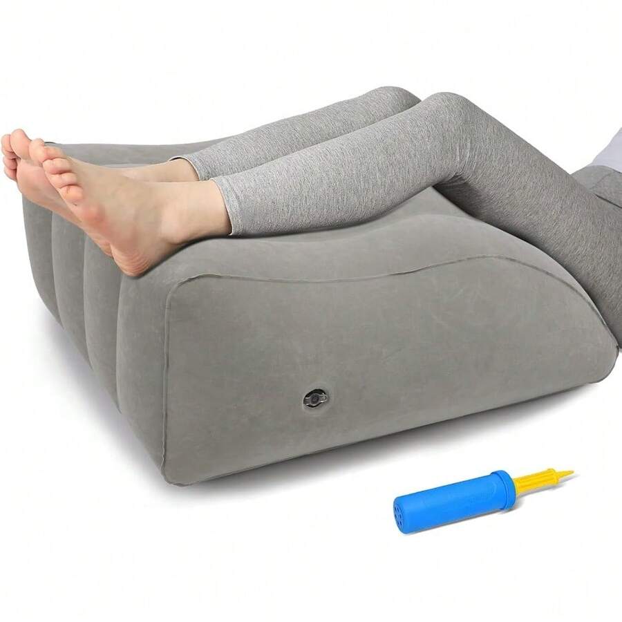 mhjAlmohada para Piernas Almohada Inflable Almohada cuña portátil Mejora la circulación y Reduce la hinchazón para Dormir recuperación Embarazadas Grissleeping Bags - 219158509 - Ver 1