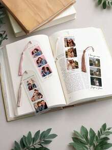 Personalized Photo Bookmarks, Valentine's Day Gifts, Reading Gifts, Photo Gifts, Loving Reading Gifts, Gifts For Her, Custom Photo Acrylic Bookmarks - Multicolor - View 3