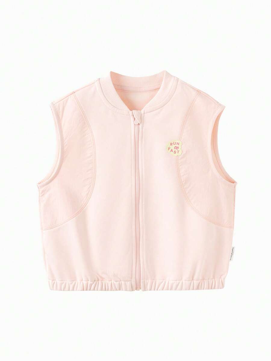 Balabala 女童背心，男女通用休闲无袖上衣，2026春秋款