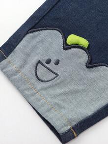 Balabala 男童锥形裤，宽松版型，2026春秋款 - 牛仔深藍 - 查看 8