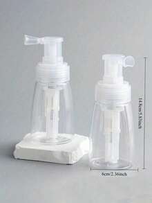 粉末喷雾瓶，化妆粉分配器，塑料粉末喷雾瓶，细粉喷雾瓶，便携式喷雾器，造型工具配件，多功能分配瓶，家用美容工具，旅行化妆工具，适用于理发店、美发沙龙，痱子粉，美甲，各种粉状产品，便于携带，旅行装 - 彩色 - 查看 10