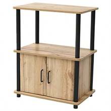 Bookcases - Oak/Black - View 8