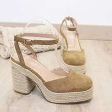 angelica Women Platforms & Wedge Sandals - Khaki - View 2