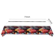 88pcs Car Themed Birthday Party Disposable Tableware Set - Plates, Cups, Napkins, Racing Flags - Multicolor - View 11