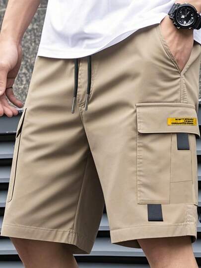 Men's Quick-Dry Multi-Pocket Cargo Shorts, Functional Sports Bermuda Shorts, Loose Casual Bermuda Shorts For Spring/Summer