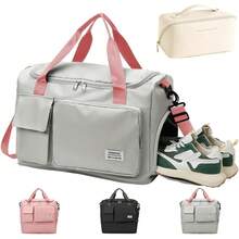 mhjLukovee Maleta Deportiva Hombre Impermeable Mochila Gym Gran Capacidad Mochila Deportiva para Hombre y Mujer Bolsa de Viaje con Compartimento para Zapatos/Neceser/Separación Húmedo y Secosleeping Bags - 220083251 - Ver 9