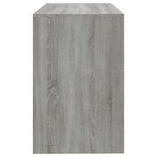 vidaXL Oficina sonoma gris 101x50x76,5 cm ingeniería de madera - Gris - Ver 6
