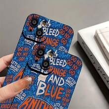 Grafiti de los New York Knicks: naranja y azul. Esta elegante funda es compatible con los modelos  17, 16, 15, 14 Pro Max, 13, 12, 11, XR y XS Plus. Fabricada en silicona TPU, ofrece protección contra golpes y caídas, además de una sensación superior. Es un regalo ideal para familiares, amigos y seres queridos, y una opción perfecta para Año Nuevo. - Negro - Ver 7
