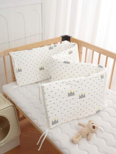 AIBOYING 1pc, Size Options: 65cm/25.59in, 120cm/47.24in, 140cm/55.12in, 200cm/78.74in, Baby Bed Rail Guard, Infant Anti-Fall Bed Rail, Children Bed Safety Fence, Baby Soft Pad, Baby Bed Protector, Newborn All-Round Baby Bed Protection, Universal Baby Bed Safety Bumper, Baby Bed Rail And Rail Cover