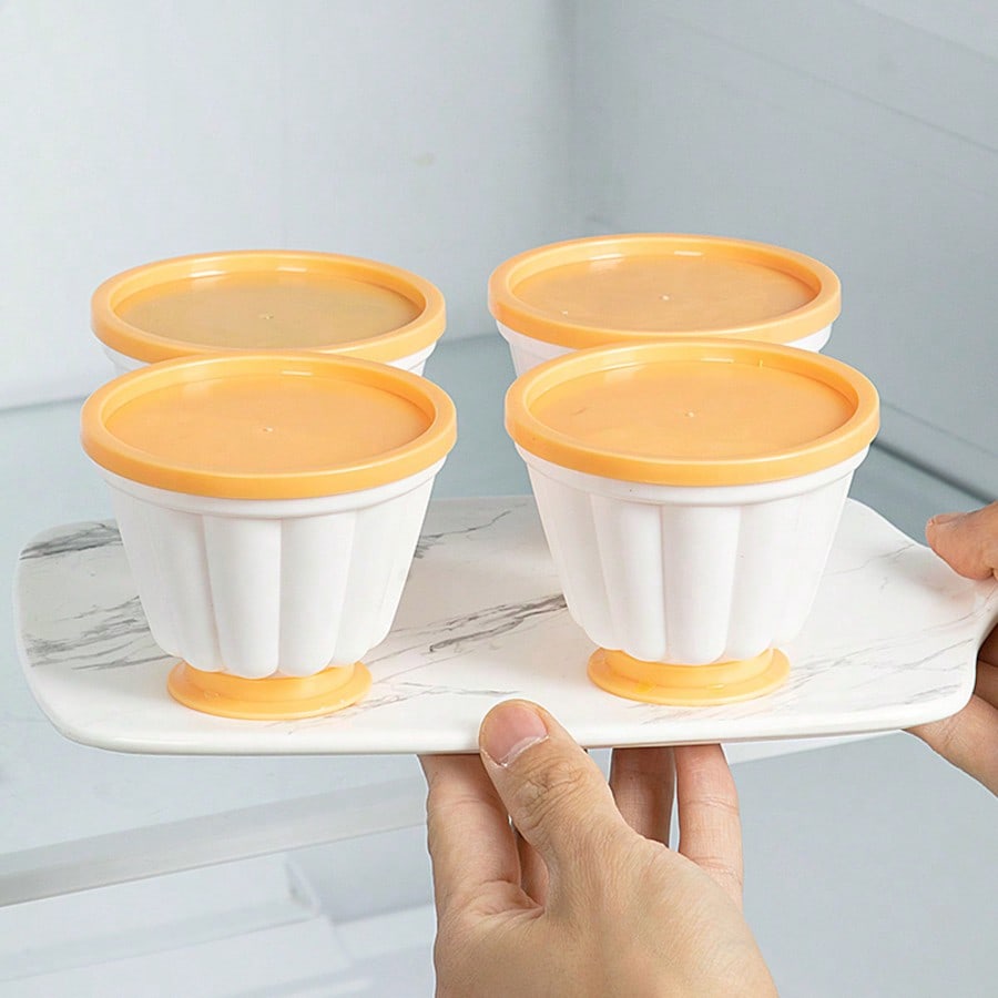 1 قالب كأس بودنج من ABS، مثالي لتحضير كؤوس الزبادي...