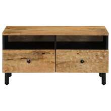 vidaXL Couchtisch 80x54x40 cm Massives Mangoholz - Braun - Übersicht 5