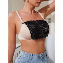 1Pc Lace Anti-Flashing Strapless Women Seamless Crop Top Chest Covering Fabric Free Shipping - Multicolor - View 6