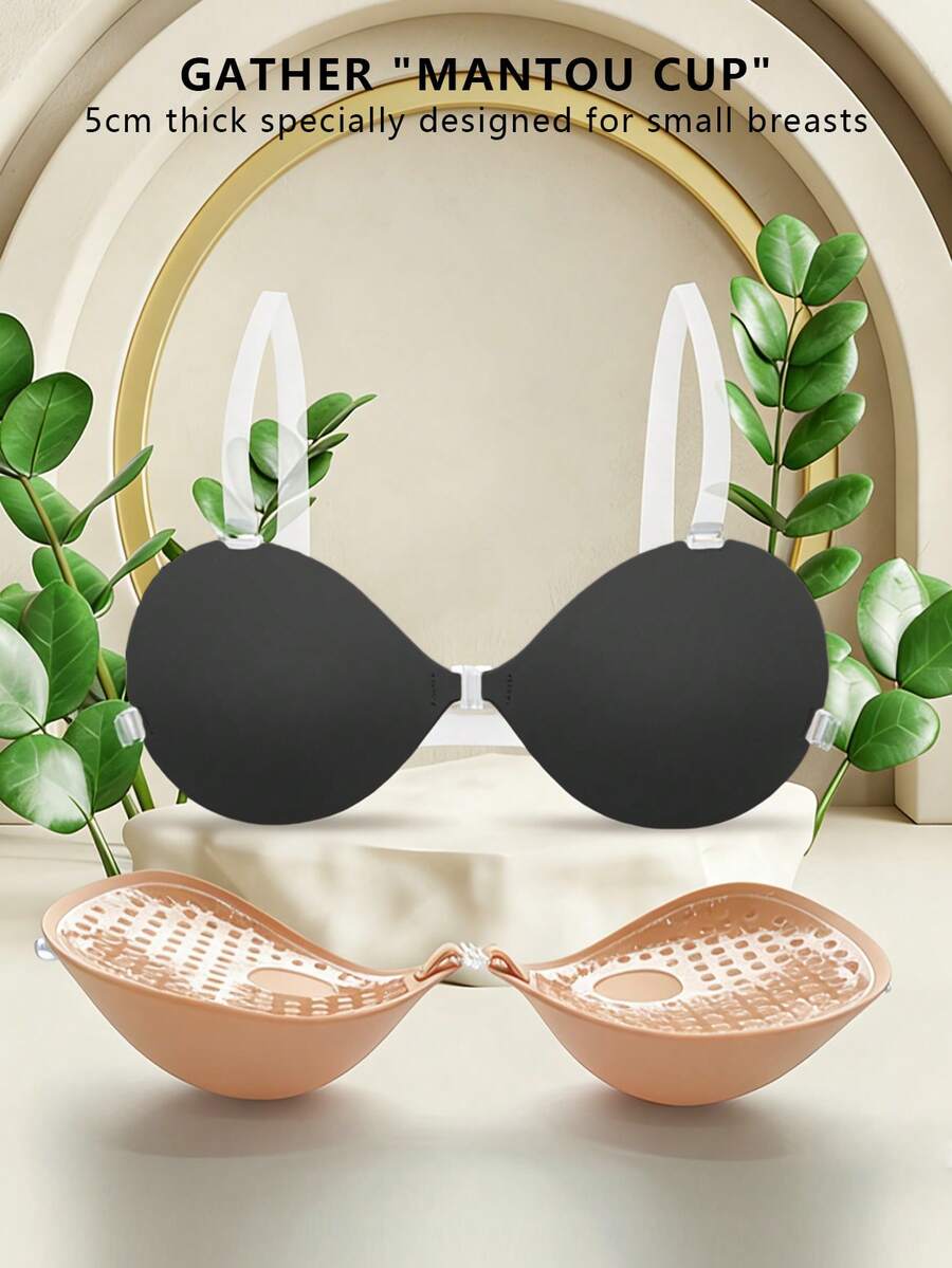 Băng dán nâng ngực dày 5cm, vô hình, giúp tạo khe ngực cho vòng một nhỏ, phù hợp với váy cưới.