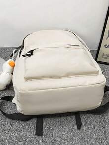 Ba lô đôi cá nhân hóa với mặt dây chuyền hình ngỗng trắng nhỏ trên dây đeo vai, có thể tùy chỉnh tên. Thiết kế dung tích lớn, lý tưởng cho du lịch, dã ngoại, leo núi và cắm trại. - Nhiều màu - Xem 6