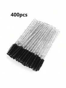 100/70/50 szt. szczoteczek do rzęs, szczoteczek do tuszu do rzęs (z pojemnikiem), elastyczne jednorazowe szczoteczki do brwi, szczoteczki do przedłużania rzęs, szczoteczki do brwi, szczoteczki do oleju rycynowego (nie wszystkie produkty posiadają butelki) (dostępne w wielu kolorach) - Czarne - Zobacz 18