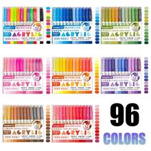 GuangNa 12/36/60/96/168/288 Colors High Gloss Acrylic Paint Marker Set, Student Art Professional Painting Pens, 36 Colors Skin Tone Set 1.0mm Gel Pens, Stackable Colors, Vibrant Fluorescent Ink, Waterproof, Light-Resistant, Strong Coverage, Large Ink Capacity, Suitable For Glass, Rock, DIY Coloring Books, Back To School Gift Set For Boys/Girls - Multicolor - View 26