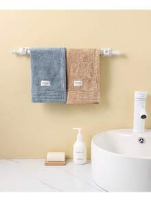 2 piezas Barras de cortina de tensión ajustables de primavera, barras de tensión de cortina de primavera extensibles para ventanas, baños, armarios, cocinas