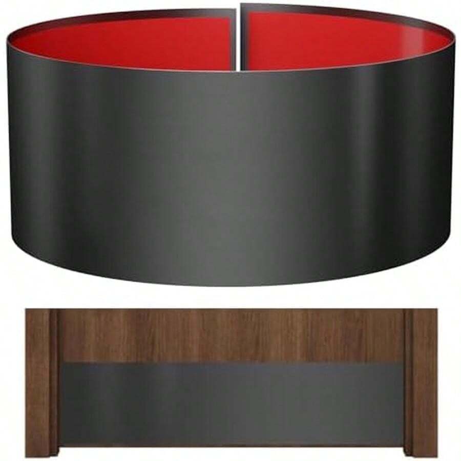 Placa Protectora de Acero Inoxidable para Puerta, 8" x 34" Placa de Empuje para Puerta, Placa Protectora Autoadhesiva para Puertas de 36" Interior o Exterior (Níquel Cepillado) - Negro - - Ver 1