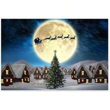 Xmas Wall Art Poster Santa Flying on Sledge Decor Prints  x cuadros decorativos para sala,poster,con marco,posters,cuadros para la pared ,marcos para cuadros,cuadro,virgen de guadalupe,salascuadros decorativos para sala,poster,con marco,posters,cuadros para la pared ,marcos para cuadros,cuadro,virgen de guadalupe,salas - transparente - Ver 5