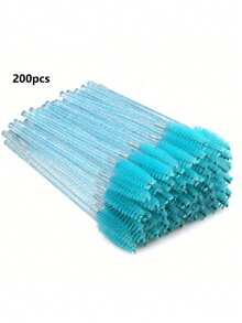 Bộ 100/50 cọ chuốt mi, cọ chuốt mascara (có hộp đựng), cọ chuốt lông mày dùng một lần có thể uốn cong, cọ nối mi, cọ chuốt lông mày, cọ thoa dầu thầu dầu (Không phải tất cả sản phẩm đều có chai) (Có nhiều màu sắc để lựa chọn) - Màu xanh lam - Xem 12
